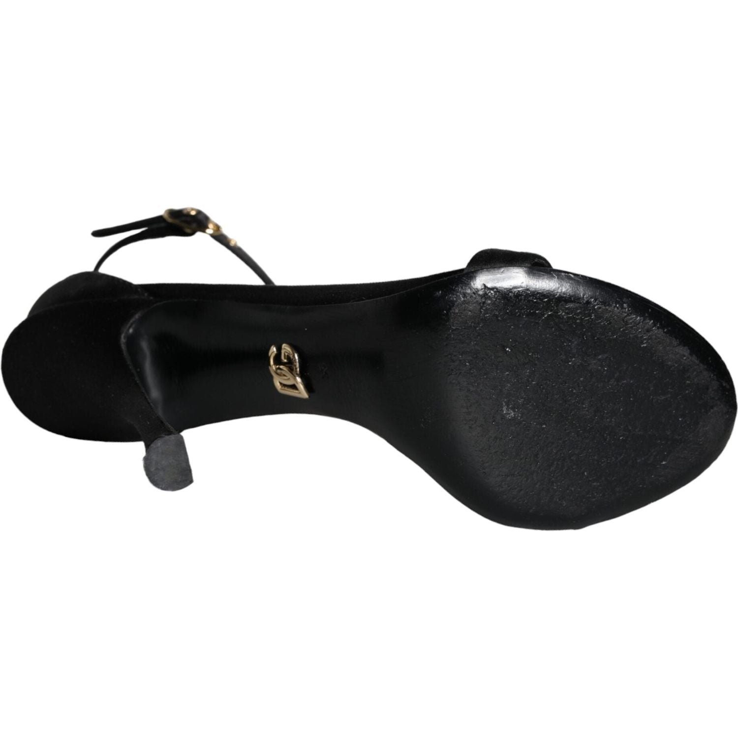 Dolce & Gabbana Black KEIRA Heels Ankle Strap Sandals Shoes