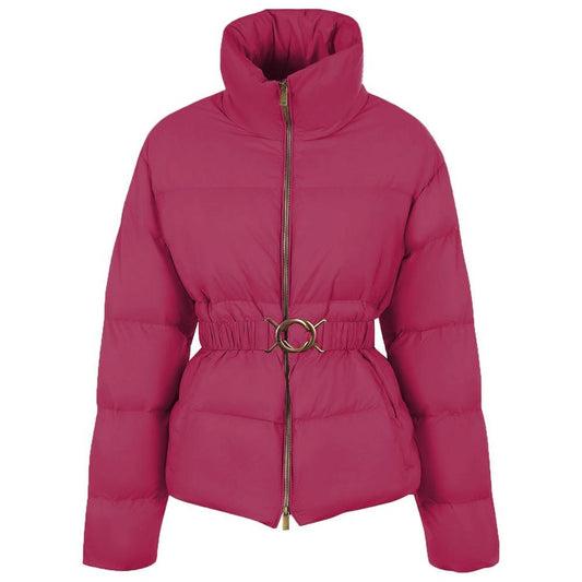 PINKO Fuchsia Nylon Jackets & Coat PINKO Maroon