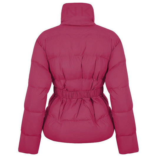 PINKO Fuchsia Nylon Jackets & Coat PINKO Maroon