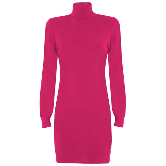 Yes Zee Fuchsia Viscose Dress Yes Zee Maroon