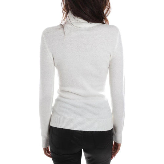 Yes Zee White Viscose Sweater Yes Zee Light Gray