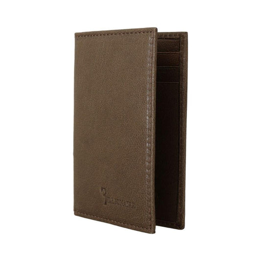 Billionaire Italian Couture Elegant Leather Men's Wallet in Brown Wallet Billionaire Italian Couture Dark Olive Green