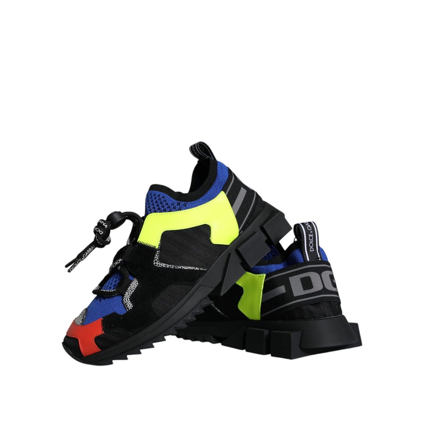 Dolce & Gabbana Multicolor Mesh Sorrento Trekking Sneakers Shoes