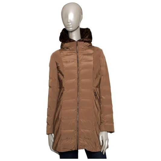 Baldinini Trend Brown Polyester Women Jacket Baldinini Trend Sienna