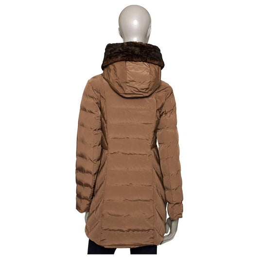 Baldinini Trend Brown Polyester Women Jacket Baldinini Trend Sienna