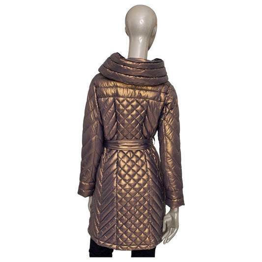 Baldinini Trend Brown Polyester Women Jacket Baldinini Trend Dim Gray