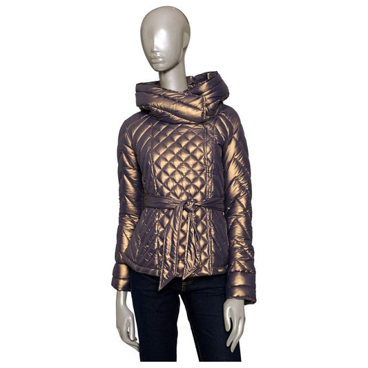 Baldinini Trend Brown Polyester Women Jacket Baldinini Trend Dark Slate Gray