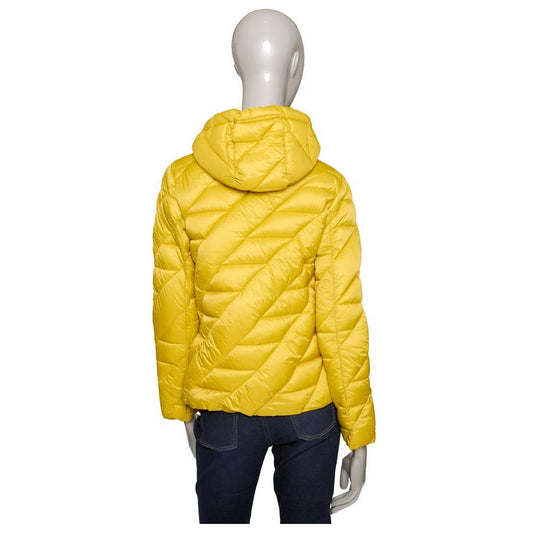 Baldinini Trend Yellow Polyester Women Jacket Baldinini Trend Goldenrod