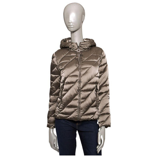 Baldinini Trend Gray Polyester Women Jacket Baldinini Trend Dark Slate Gray