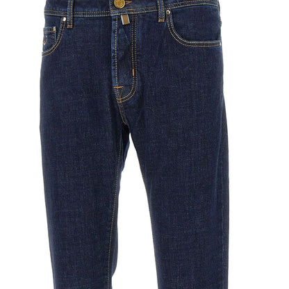 Jacob Cohen Blue Stretch Denim Men's Jeans