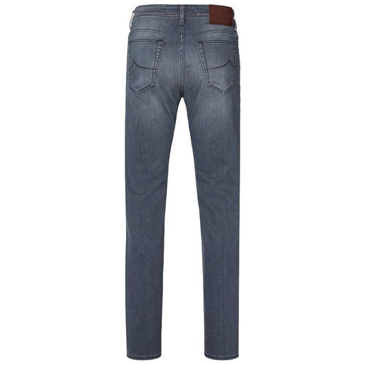 Jacob Cohen Blue Cotton Men Jeans