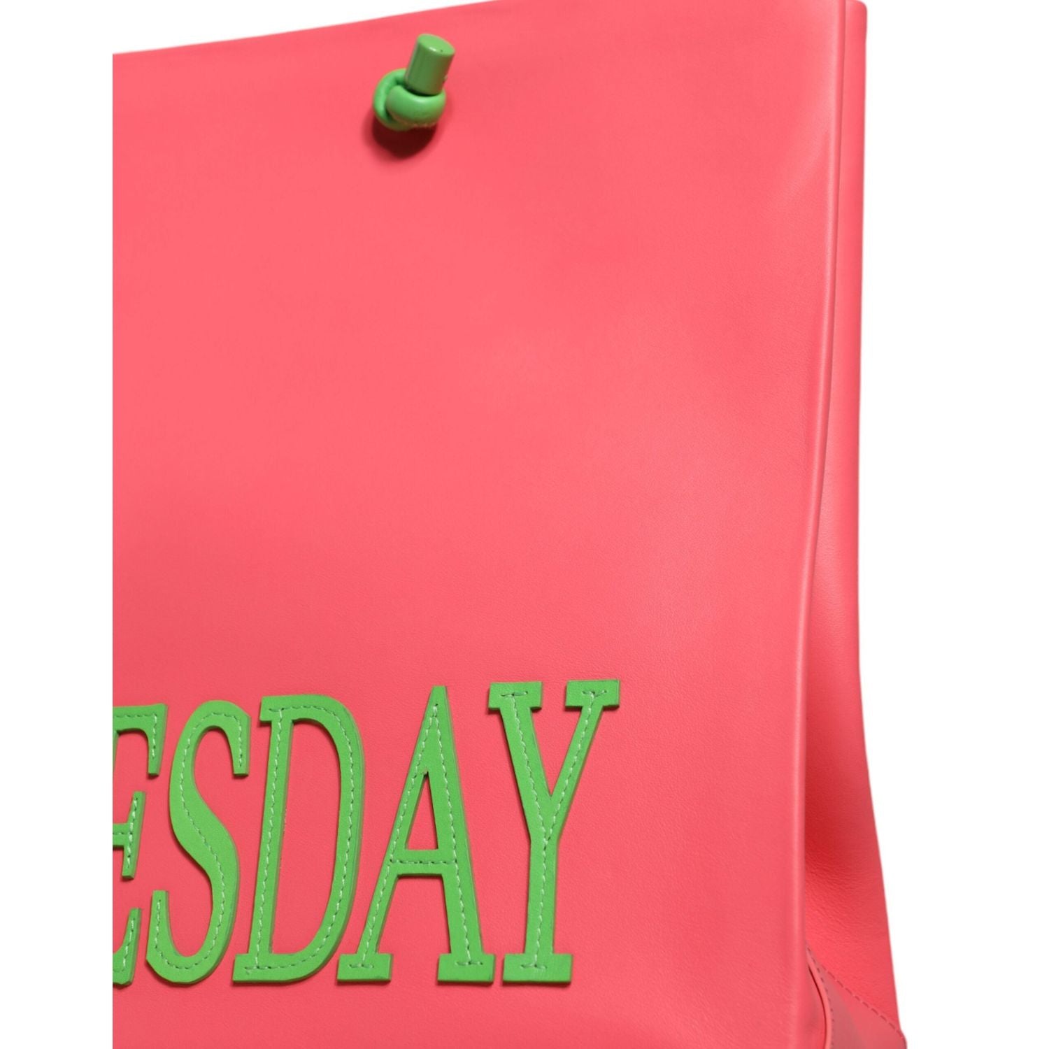 Alberta Ferretti Pink Leather Weekend Wednesday Shopping Tote Bag