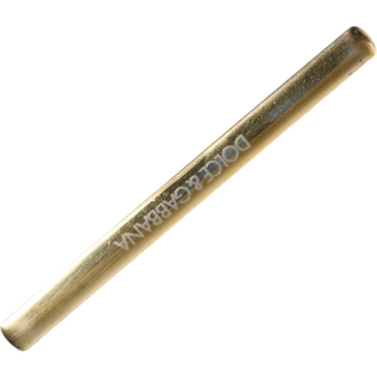Dolce & Gabbana Gold Tone Brass Logo Branded Men Tie Clip Bar FASHION ACCESSORIES Dolce & Gabbana Dim Gray