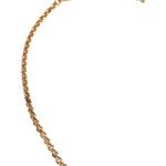 Dolce & Gabbana Gold Brass Leopard Flower Embellished Statement Necklace SMY10349