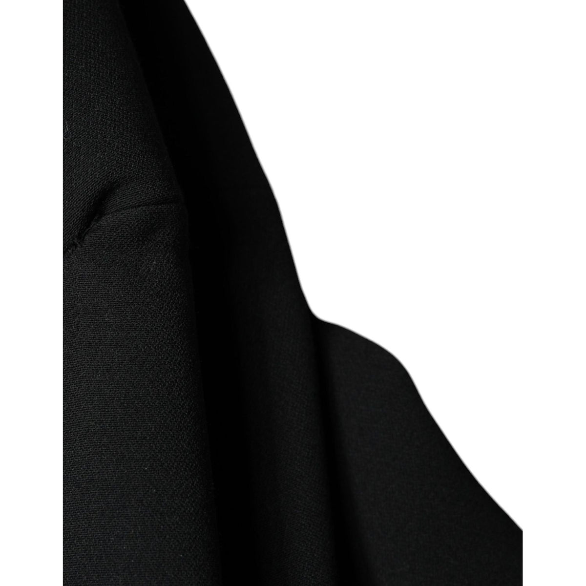 Dolce & Gabbana Black Double Breasted Trench Coat Jacket