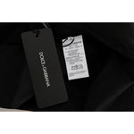 Dolce & Gabbana Chic Sleeveless Polka Dot Wool Dress Dolce & Gabbana Black