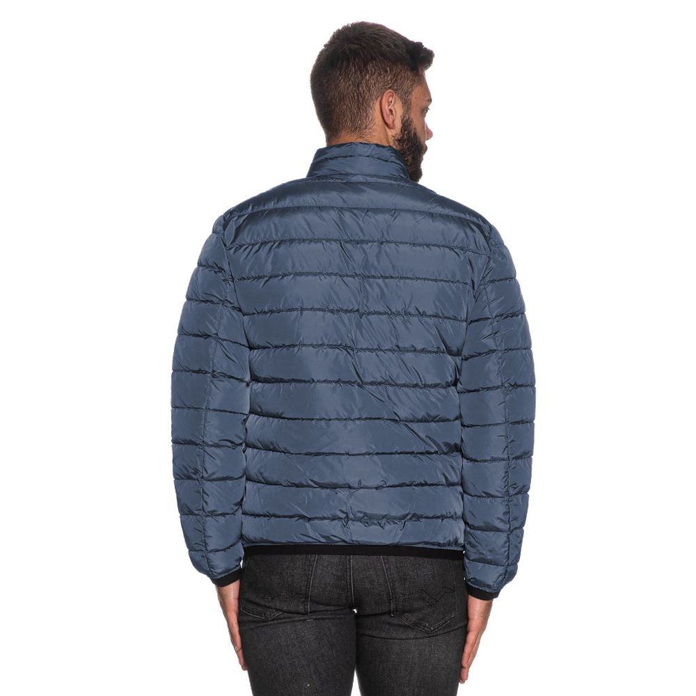 Refrigiwear Blue Nylon Men Jacket