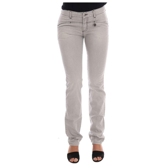 Costume National Sophisticated Gray Super Slim Jeans Costume National Dark Gray
