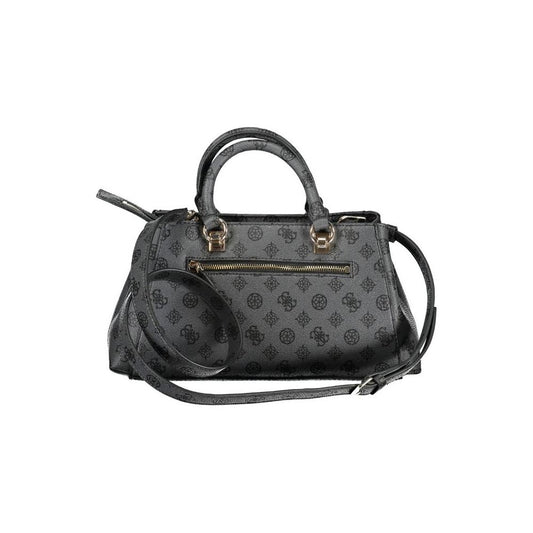 Guess Jeans Gray Polyethylene Handbag Guess Jeans Dark Slate Gray
