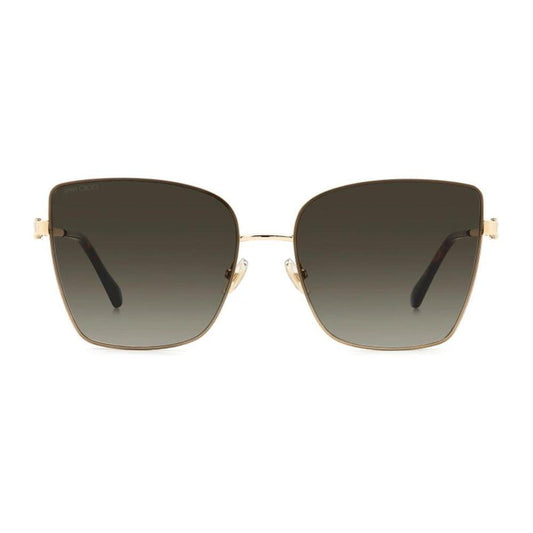 Jimmy Choo Jimmy Choo Gold Metal Sunglasses JCVELLAS06JAC 1728,67434610848,Gold,Jimmy Choo,New with tags,Sunglasses,Sunglasses for Women - Sunglasses,Women