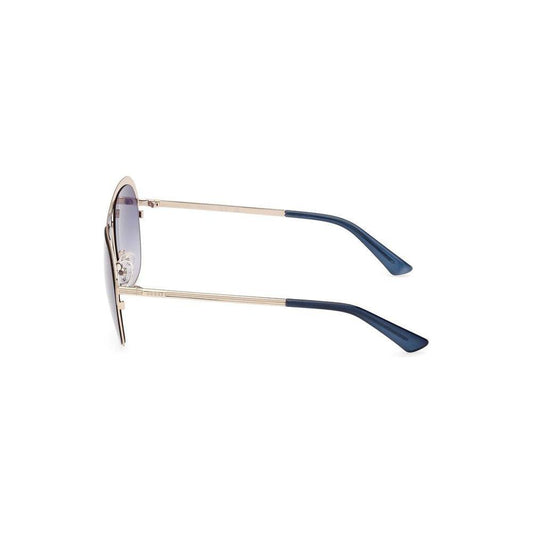 Guess Gold Metal Sunglasses Guess Light Gray