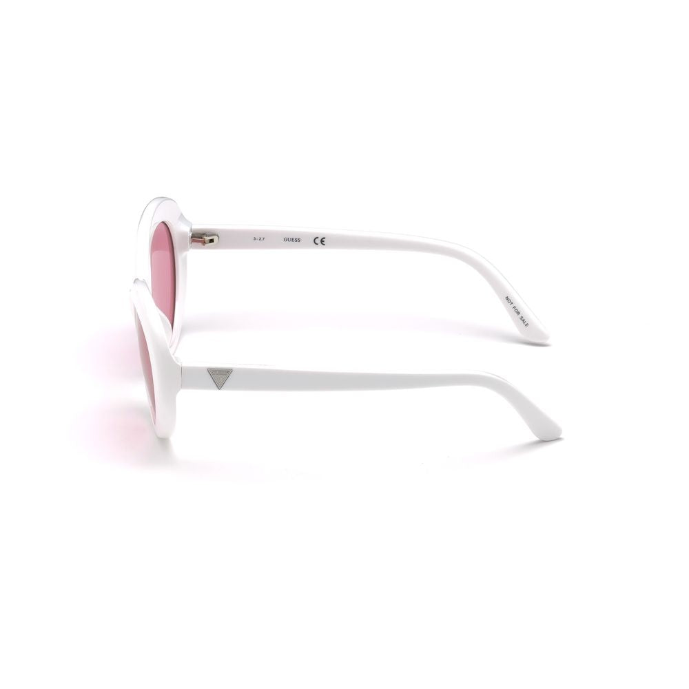 Guess Guess White Haircalf Sunglasses GUGU75765521SAC 1728,67434610848,Guess,New with tags,Sunglasses,Sunglasses for Women - Sunglasses,White,Women