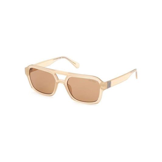 Guess Gray Injected Sunglasses Guess Tan