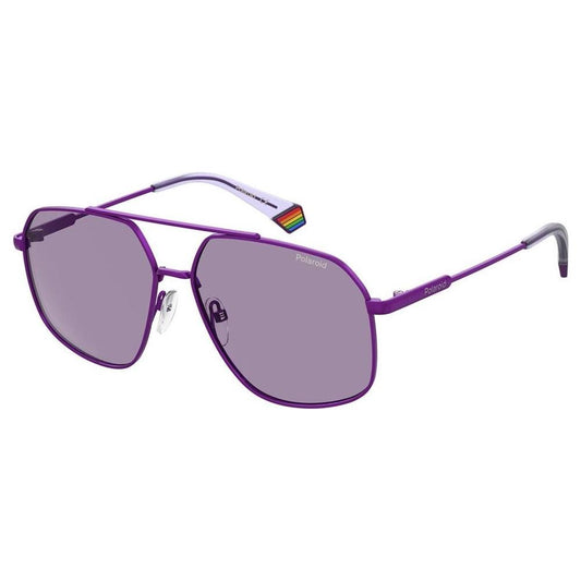 Polaroid Purple Steel Sunglasses Polaroid Dark Gray