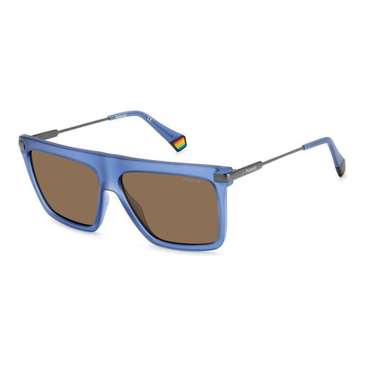 Polaroid Blue Plastic Sunglasses Polaroid Dim Gray
