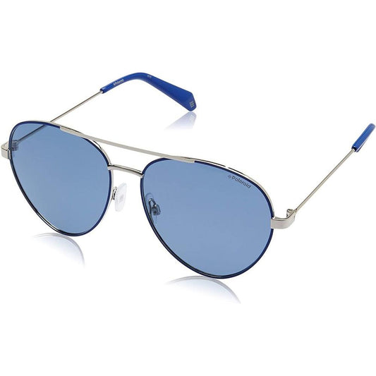 Polaroid Blue Metal Sunglasses Polaroid Light Slate Gray