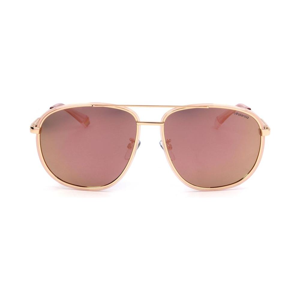 Polaroid Rose Gold Metal Sunglasses Polaroid Rosy Brown