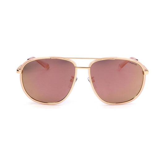 Polaroid Rose Gold Metal Sunglasses Polaroid Rosy Brown