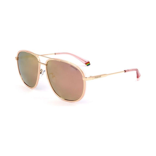 Polaroid Rose Gold Metal Sunglasses Polaroid Rosy Brown