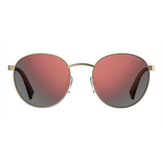 Polaroid Gold Metal Sunglasses Polaroid Dim Gray