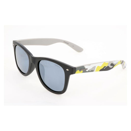 Polaroid Black Polycarbonate Sunglasses Polaroid White Smoke