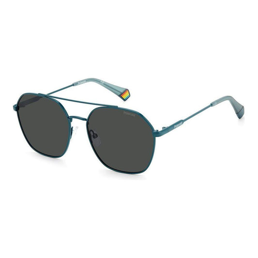 Polaroid Blue Stainless Steel Sunglasses Polaroid Dark Slate Gray
