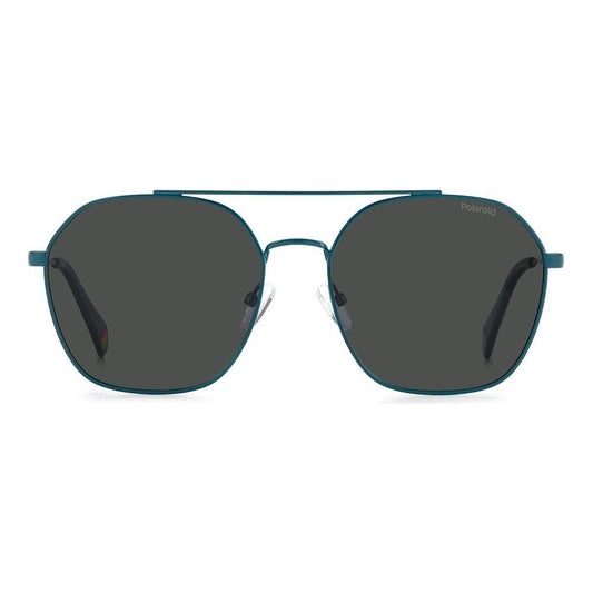 Polaroid Blue Stainless Steel Sunglasses Polaroid Dark Slate Gray