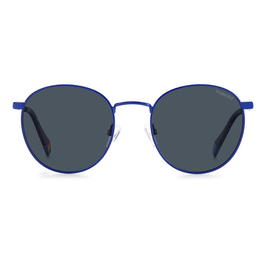 Polaroid Blue Stainless Steel Sunglasses Polaroid Dark Slate Gray