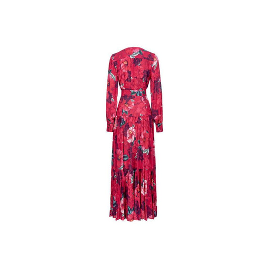 PINKO Fuchsia Viscose Dress PINKO Maroon