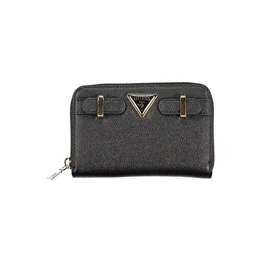 Guess Jeans Black Polyethylene Wallet Guess Jeans Dark Slate Gray
