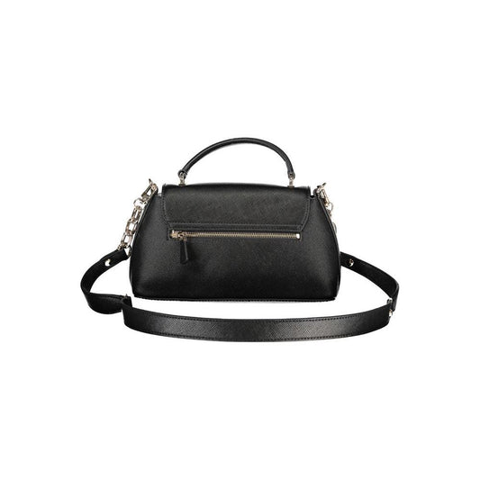 Guess Jeans Black Polyethylene Handbag Guess Jeans Dark Slate Gray