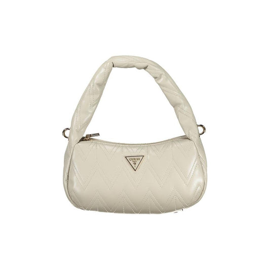 Guess Jeans Gray Cotton Handbag Guess Jeans Light Gray