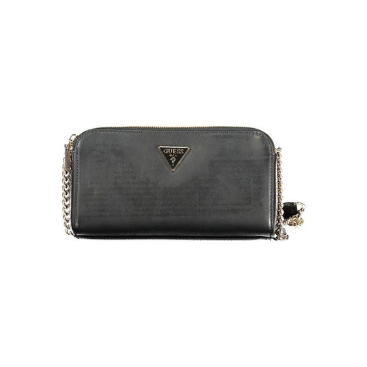 Guess Jeans Black Polyethylene Handbag Guess Jeans Dark Slate Gray