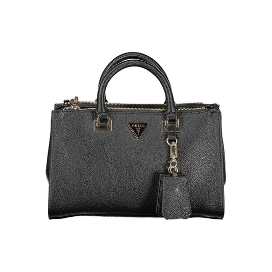 Guess Jeans Black Polyethylene Handbag Guess Jeans Dark Slate Gray