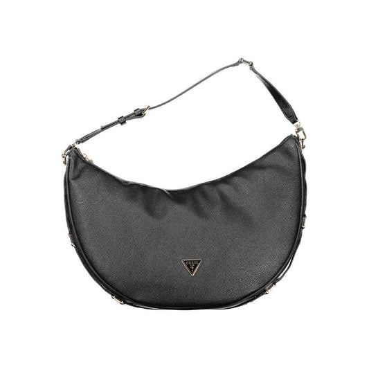 Guess Jeans Black Polyethylene Handbag Guess Jeans Dark Slate Gray