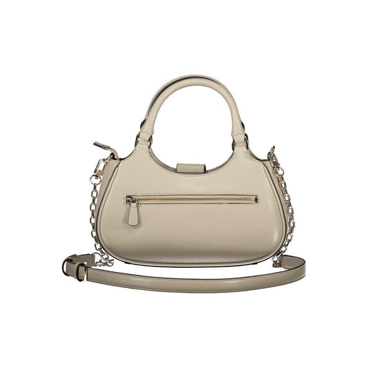 Guess Jeans Gray Polyethylene Handbag Guess Jeans Dark Gray