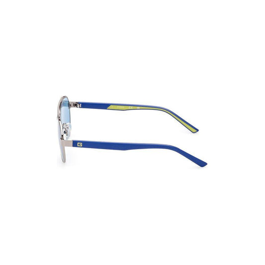 Guess Gray Metal Sunglasses Guess Dark Slate Blue