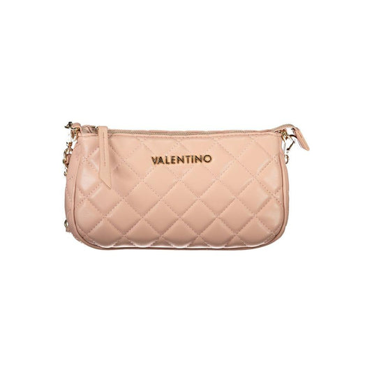 Valentino Bags Pink Polyethylene Handbag Valentino Bags Tan