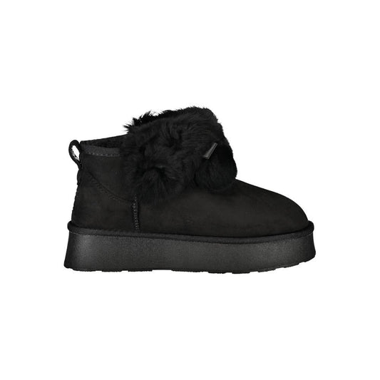Laura Biagiotti Black Polyester Boot Laura Biagiotti Black