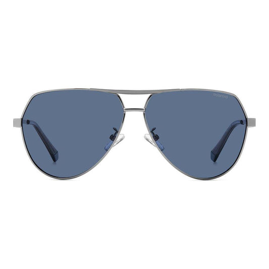 Polaroid Gray Metal Sunglasses Polaroid Slate Gray